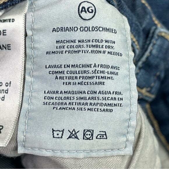 Ag Adriano Goldschmied Farrah Jeans Women’s 26 Blue Skinny High Rise Dark Denim - Picture 8 of 14